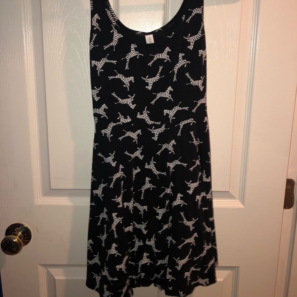 Zebra black Aeropostale dress
